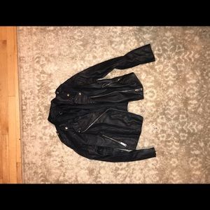 leather jacket FAUX